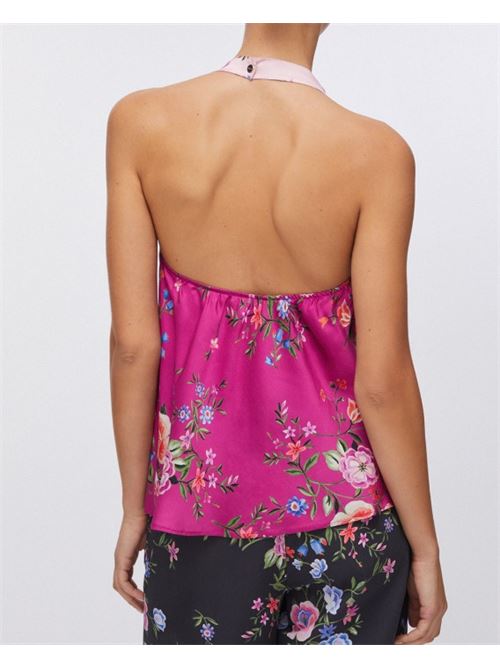 Satin floral top Liu Jo | CA6208TS562.P9668